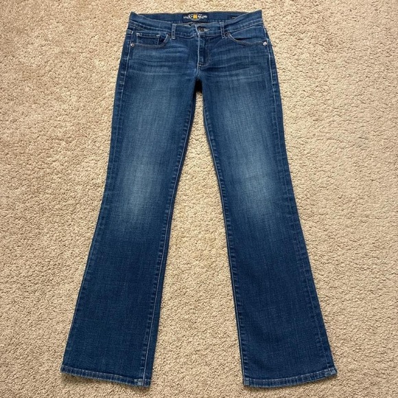 Lucky Brand Denim - Western Y2K Lucky Brand Sweet Boot Low Rise Bootcut Stretch Blue Jeans Size 2
